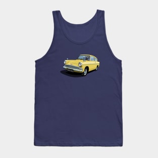 Ford Anglia in panama yellow Tank Top